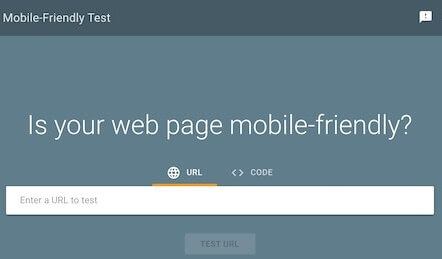 Google Mobile Friendly Test Tool