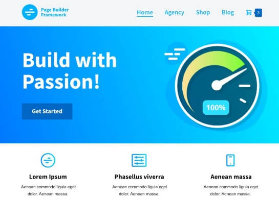 Page Builder Framework WordPress Theme