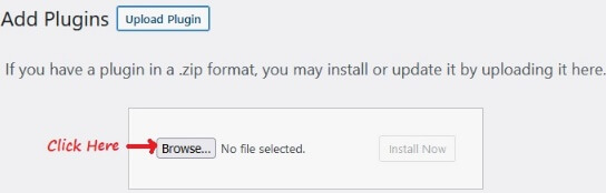 WordPress Plugin Install Browse
