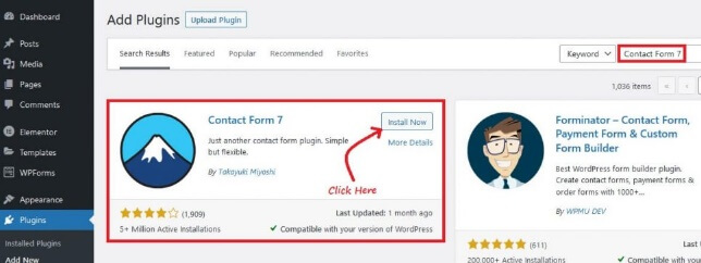 WordPress Plugin Install Now