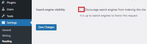 WordPress Site Search Engine Option