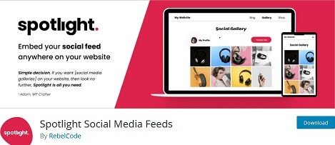 Spotlight Social Media Feed