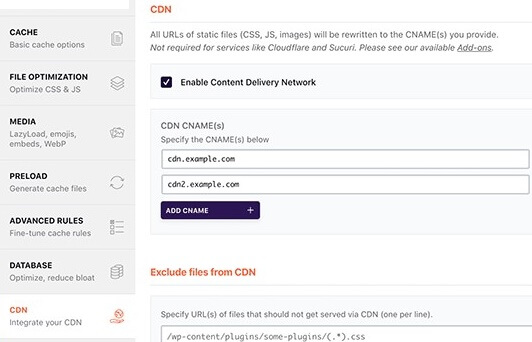 WP Rocket CDN